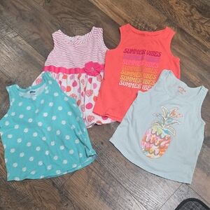 Misc Toddler Girls 5t Tank Sleeveless Tops Set
